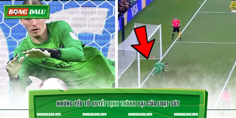 Những yếu tố quyết định thành bại của loạt sút